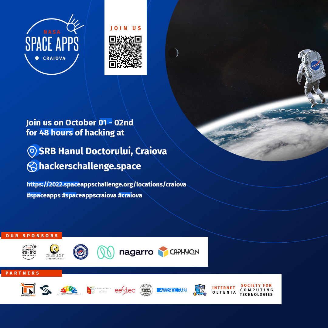 NASA SpaceAppsChallenge Hackathon Craiova 2022
